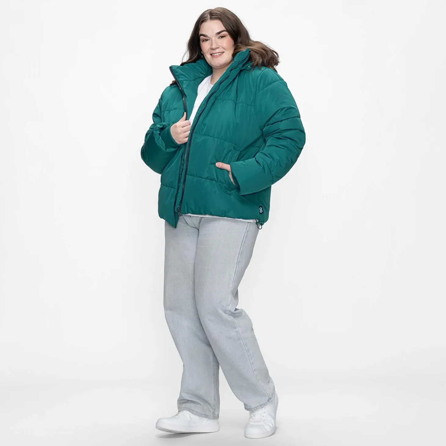 Teal Puffer Jacket