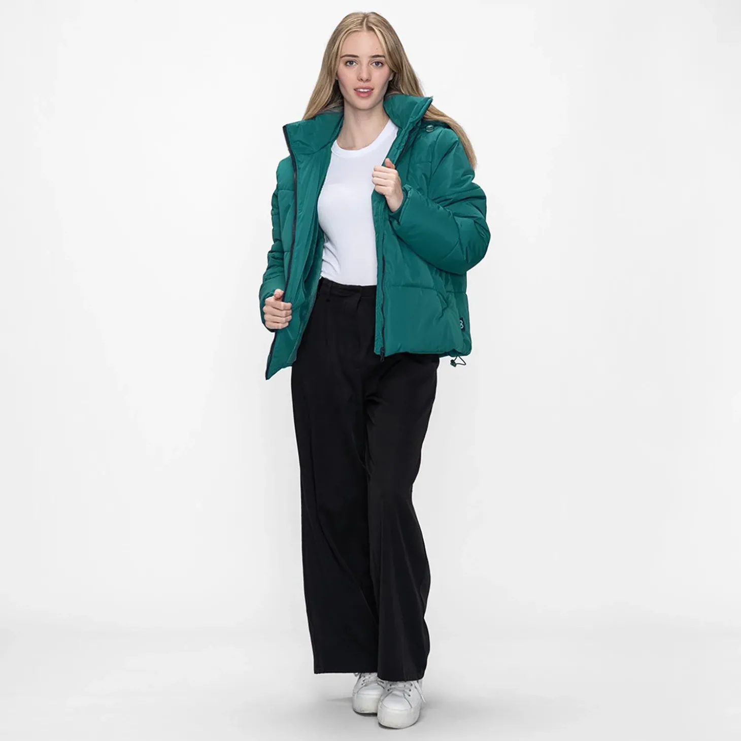 Teal Puffer Jacket
