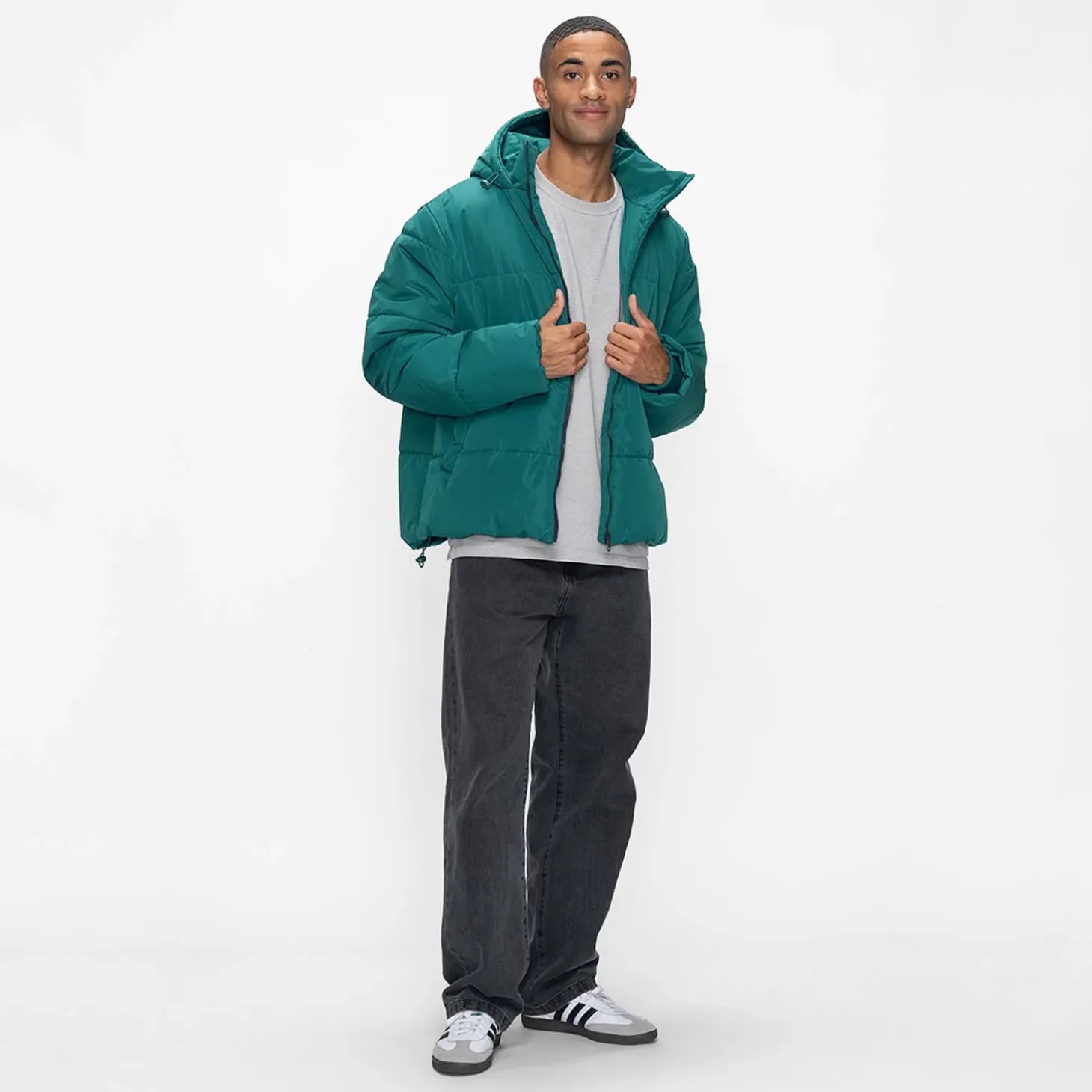 Teal Puffer Jacket