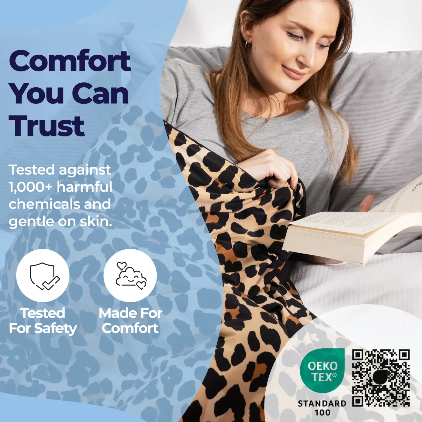 Wave Print Cooling Blanket