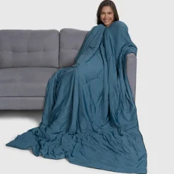 Wave Print Cooling Blanket