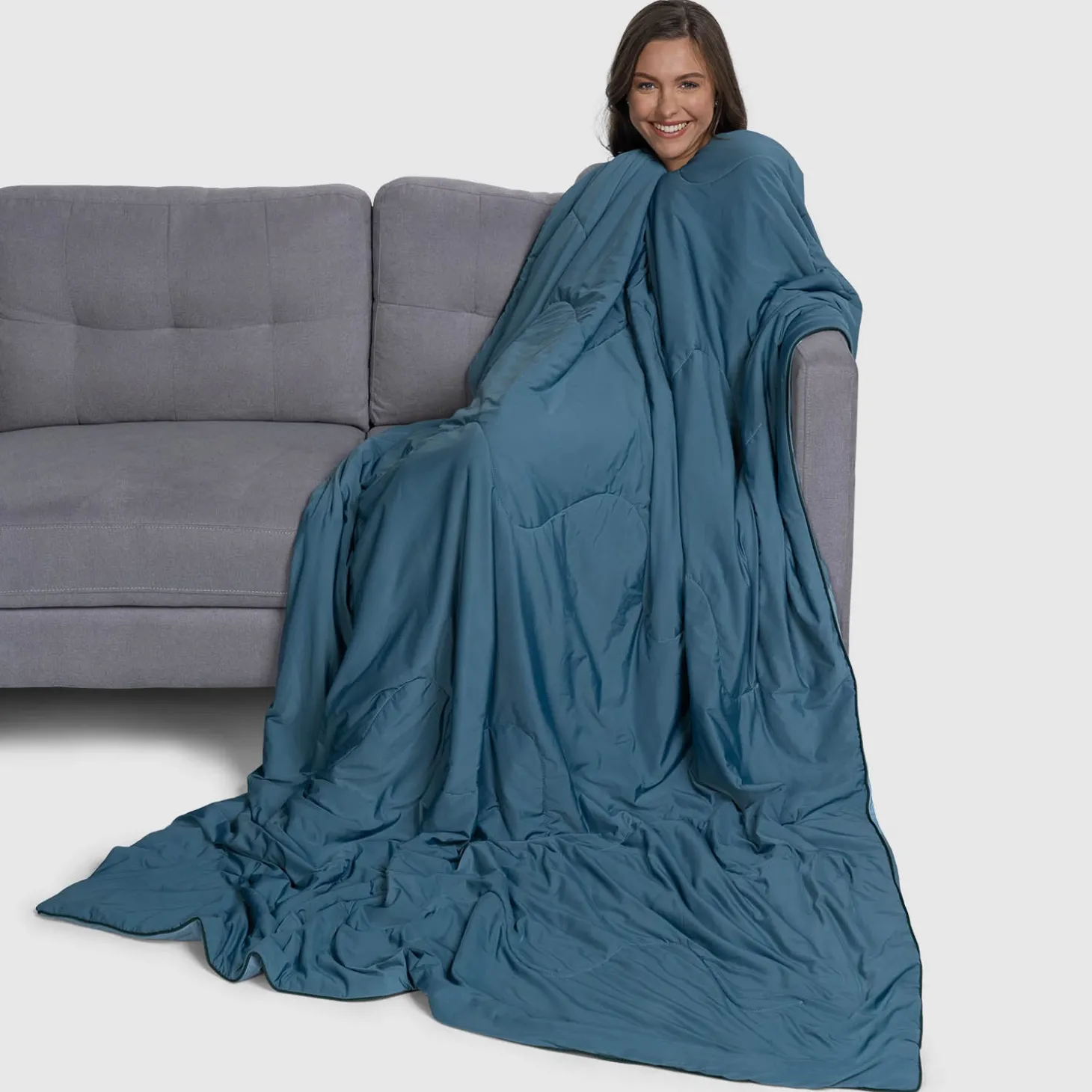 Wave Print Cooling Blanket