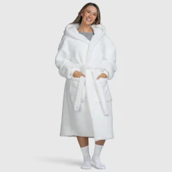 White Fluffy Dressing Gown